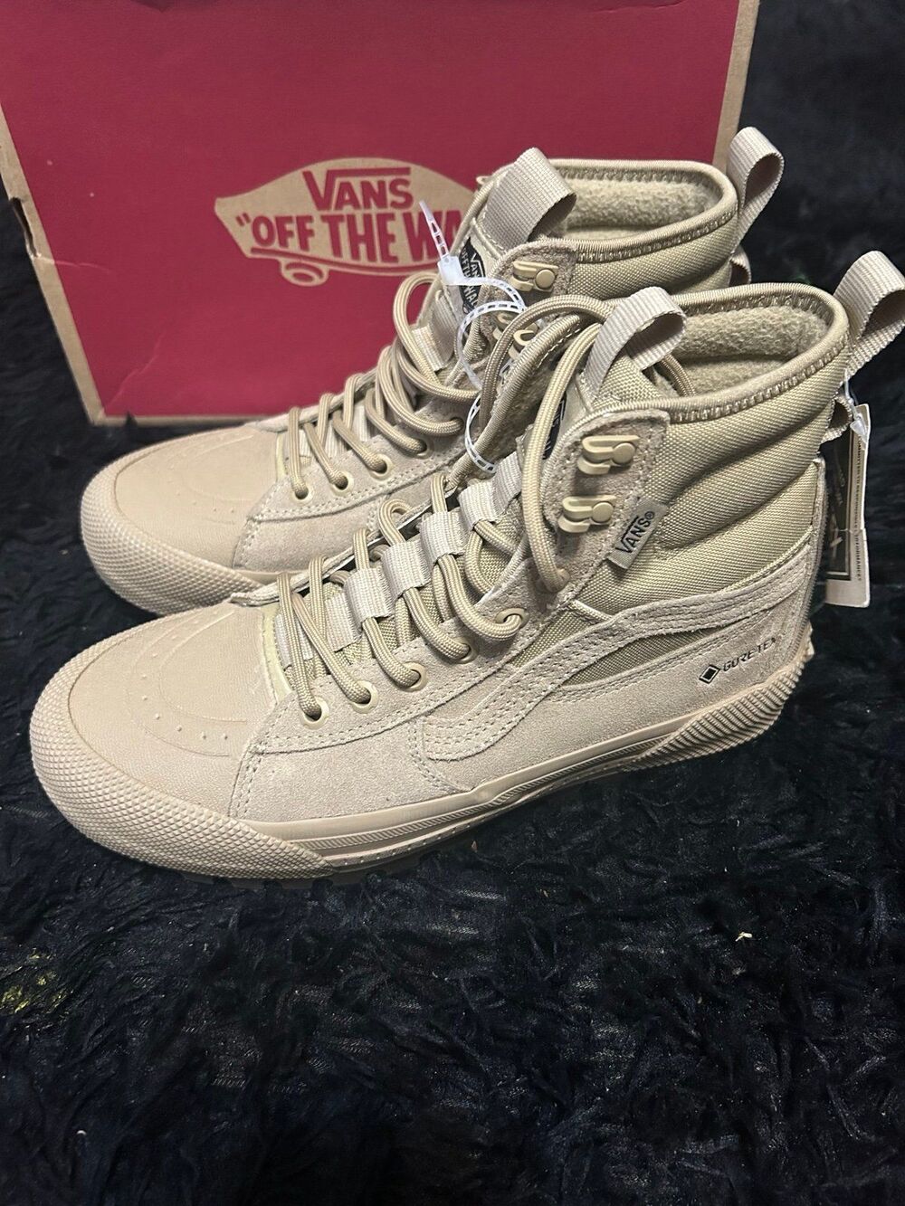 VANS Sk8-Hi GORE-TEX MTE 'Incense Brown' lace up shoes sneakers women’s 8 new - Picture 2 of 9